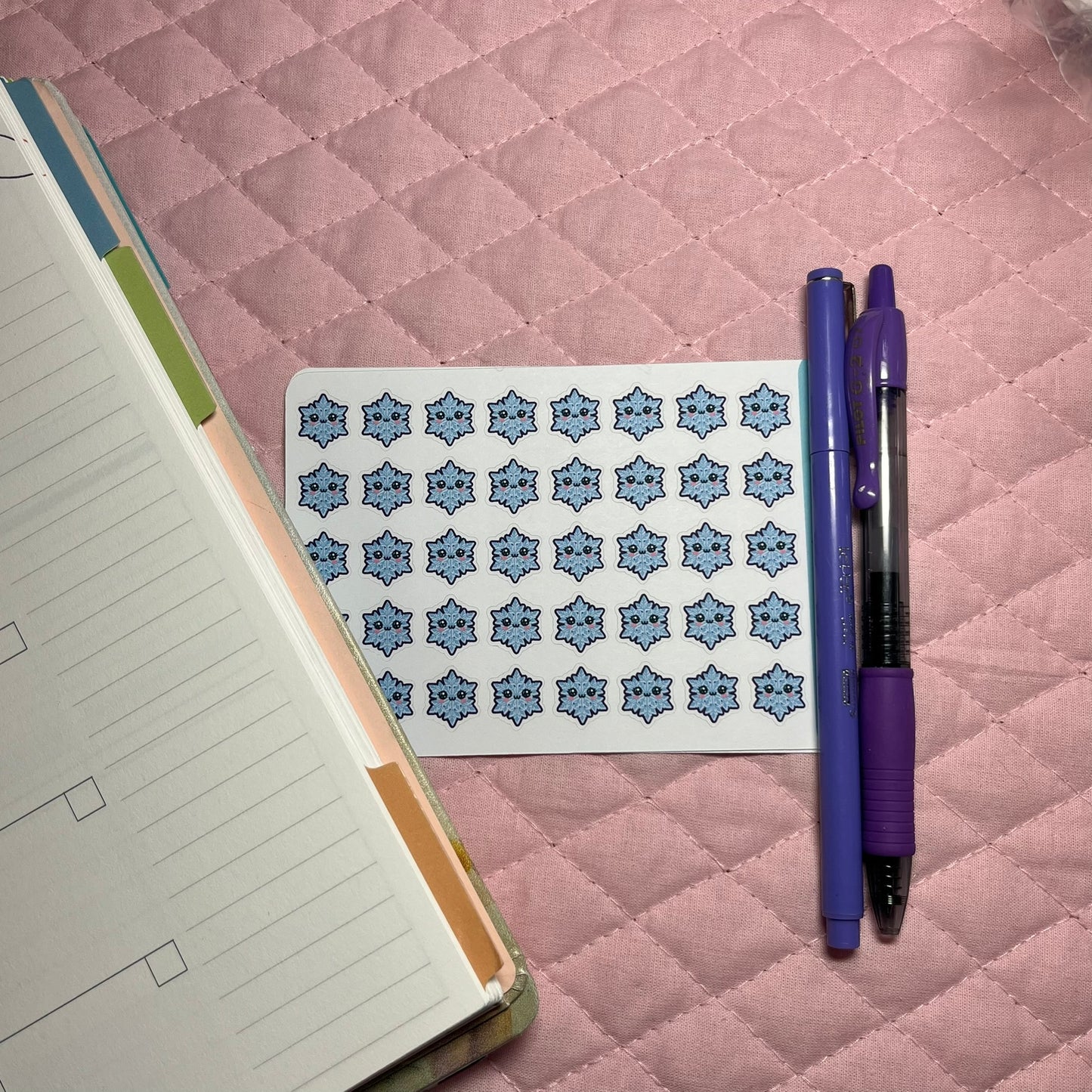 Weather Snow Icon Planner Stickers