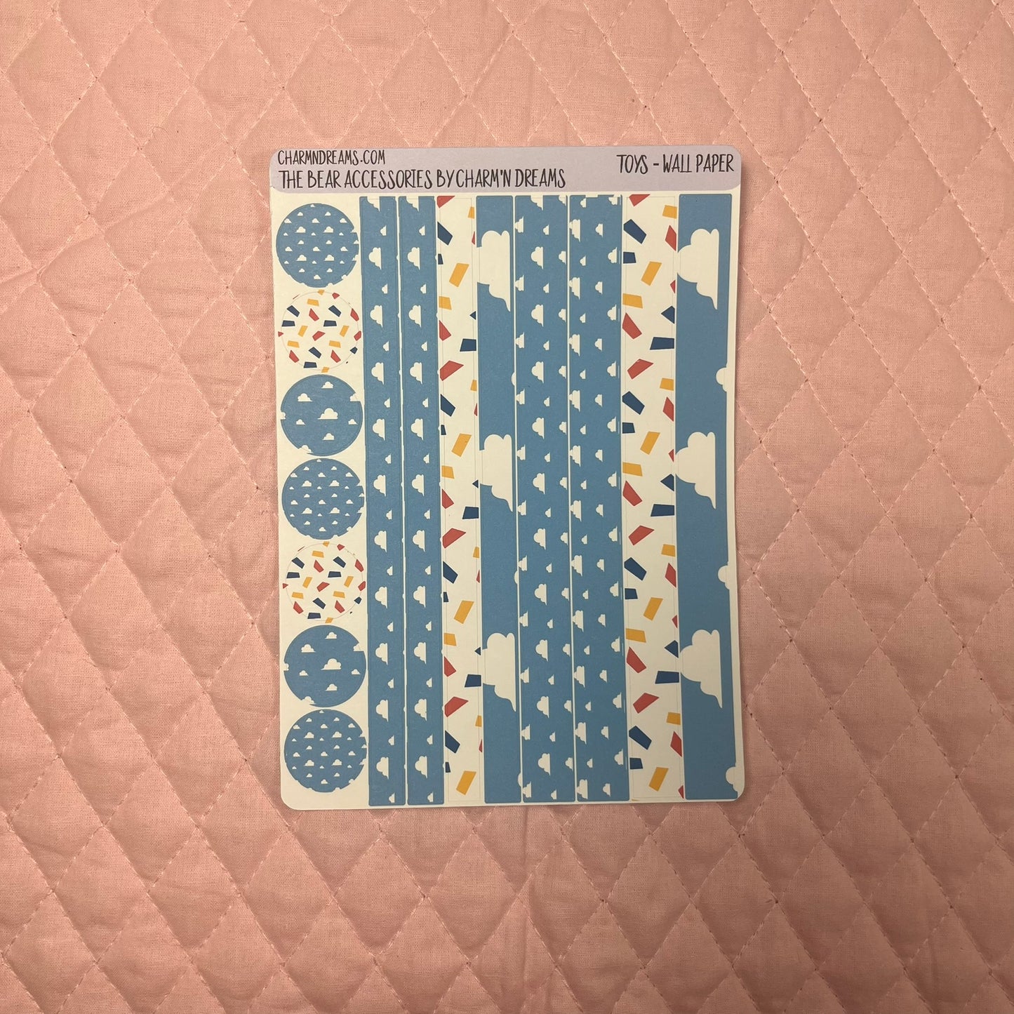 Toys Wallpaper Planner Sticker Kit