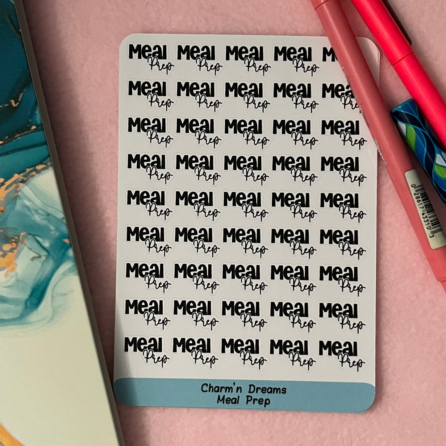 Meal Prep Functional Planner Stickers