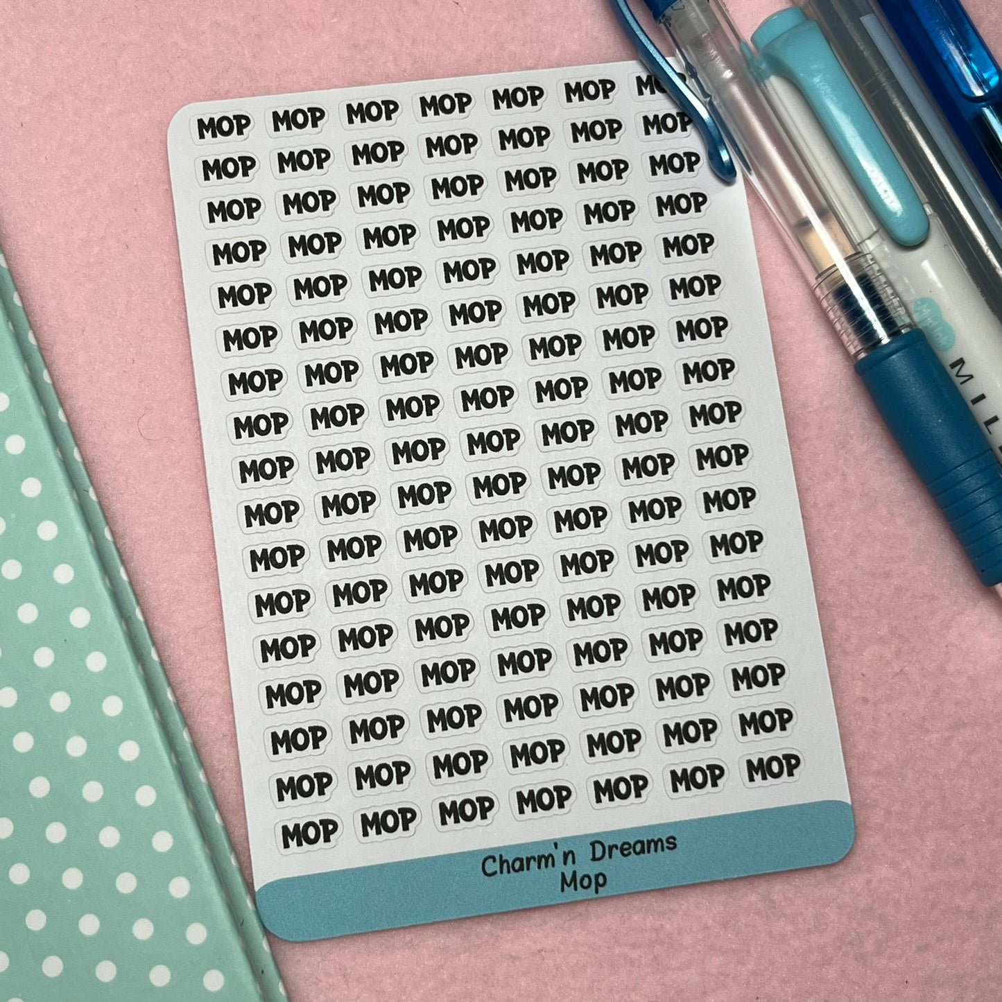 Mop Functional Planner Stickers