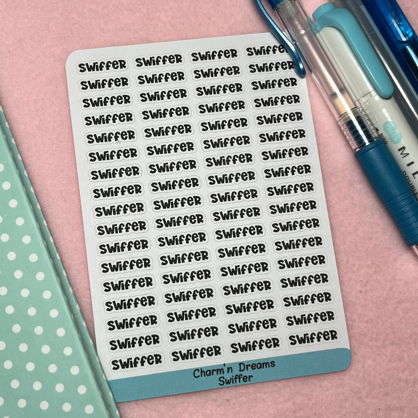 Swiffer Functional Planner Stickers