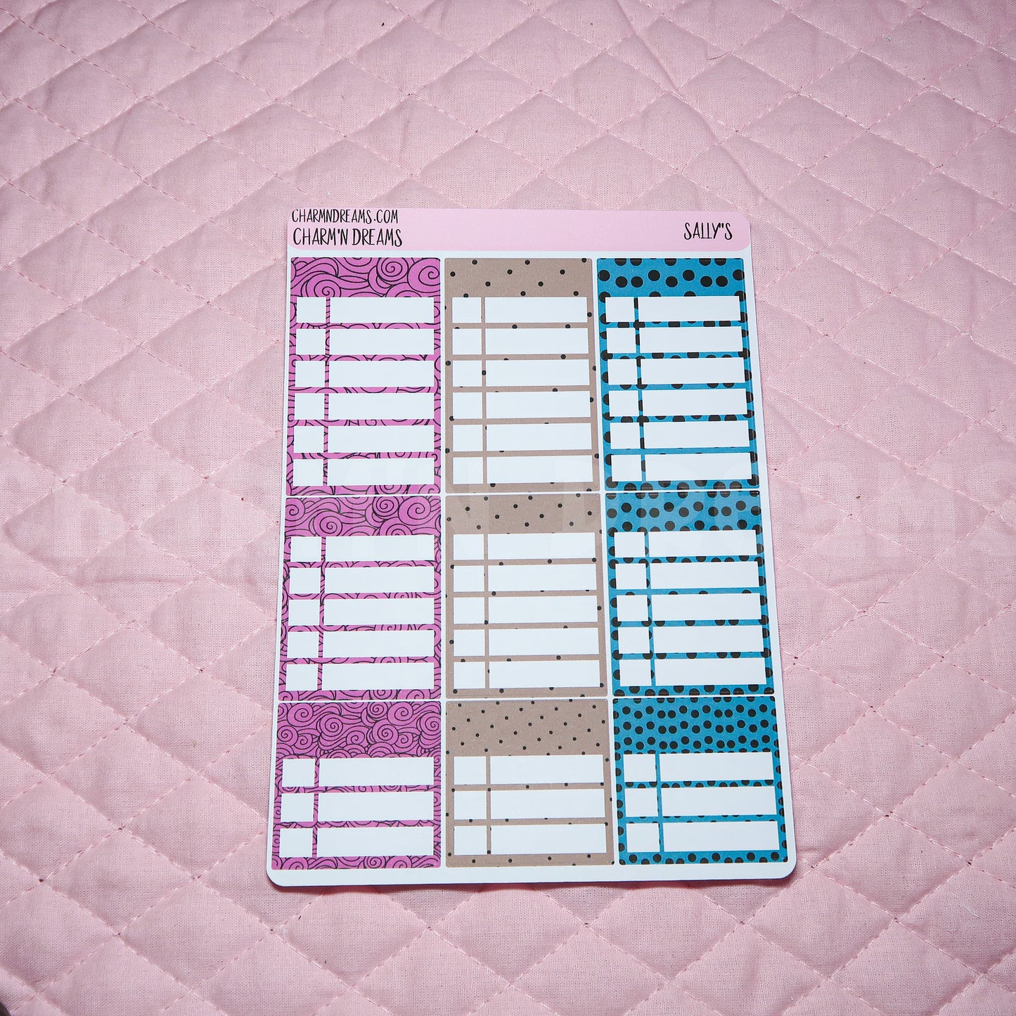 Sally Planner Sticker Kit