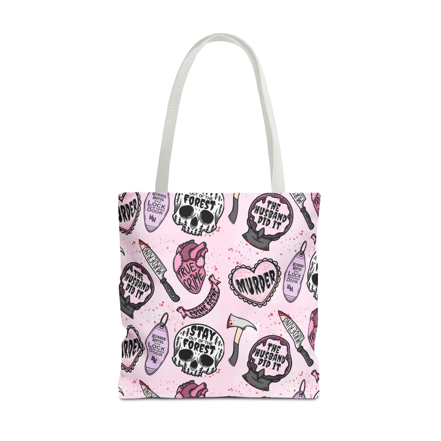 True Crime/Horror Tote Bag