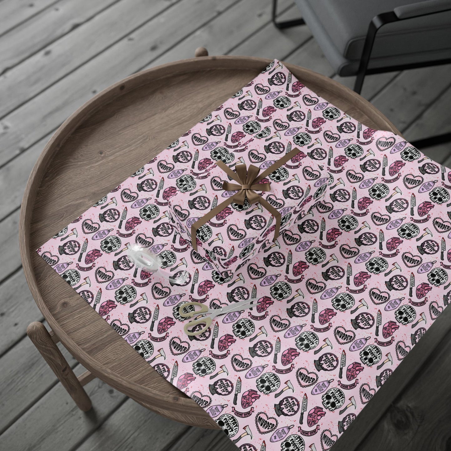 True Crime/ Horror Wrapping Paper