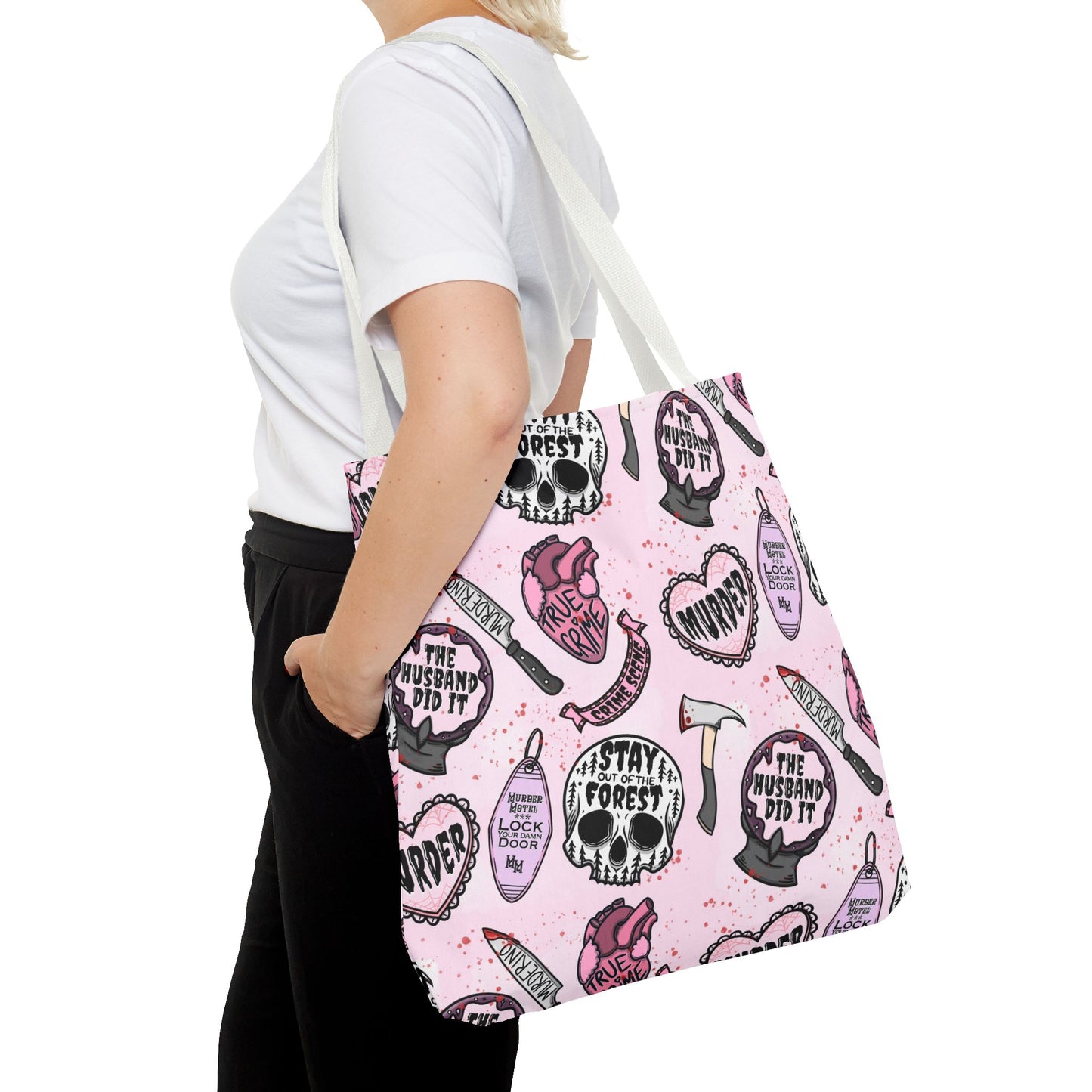 True Crime/Horror Tote Bag