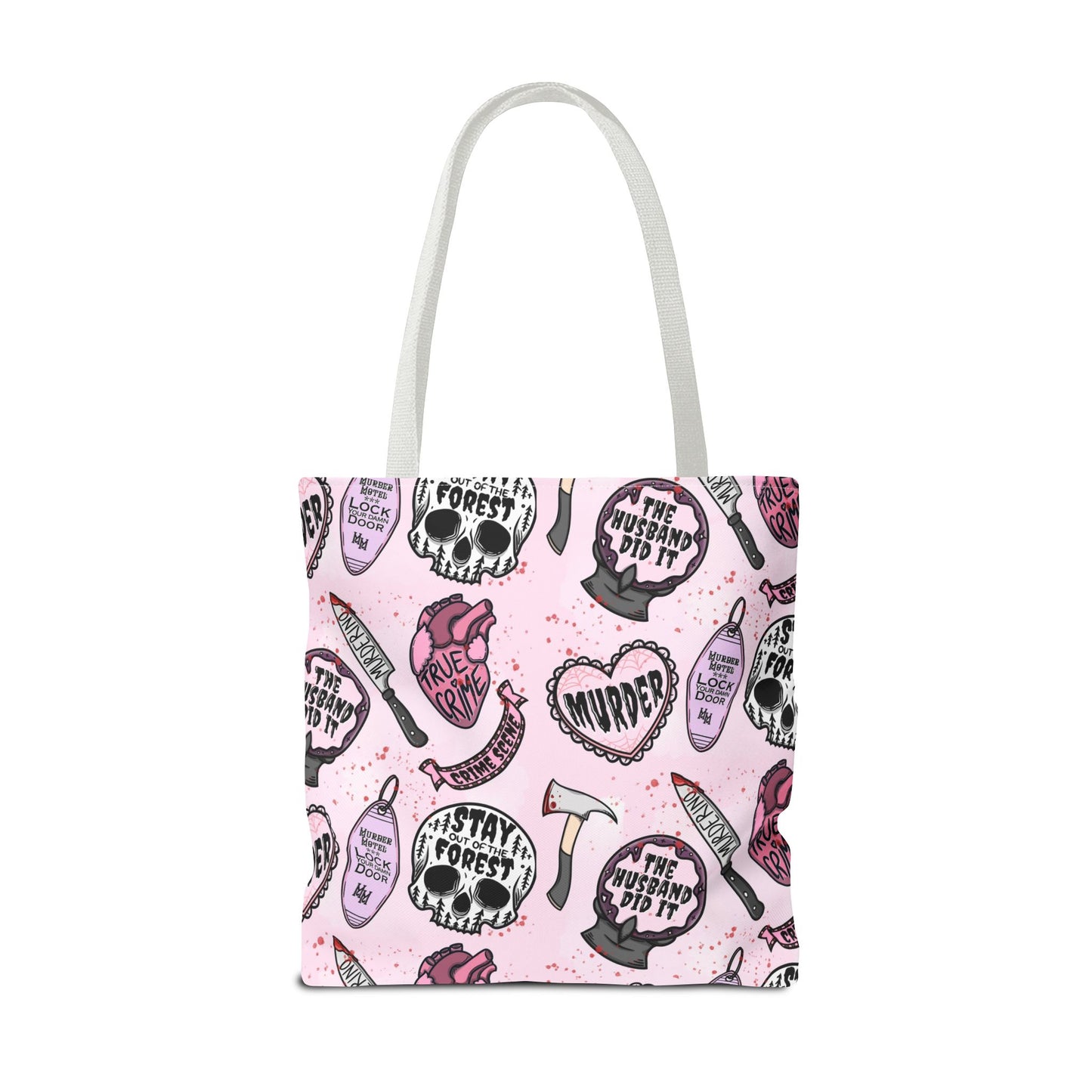 True Crime/Horror Tote Bag