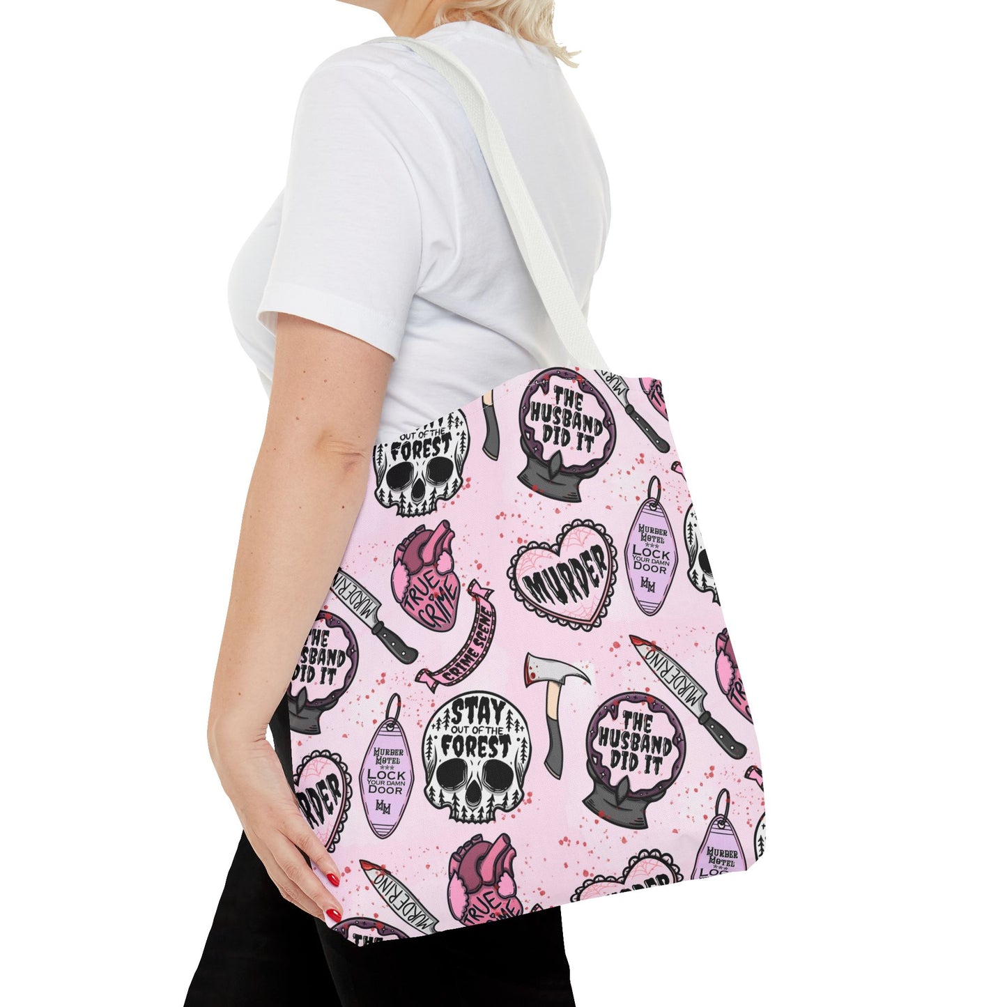 True Crime/Horror Tote Bag