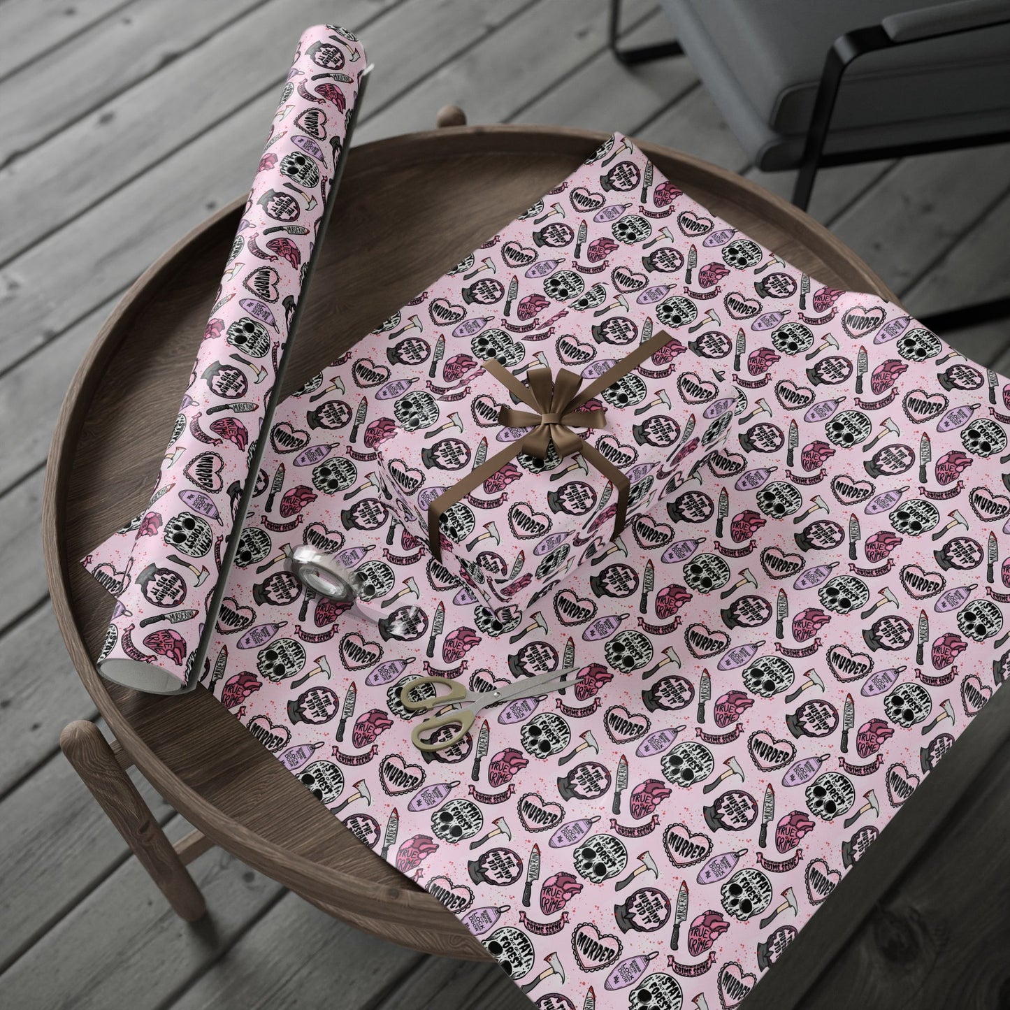 True Crime/ Horror Wrapping Paper