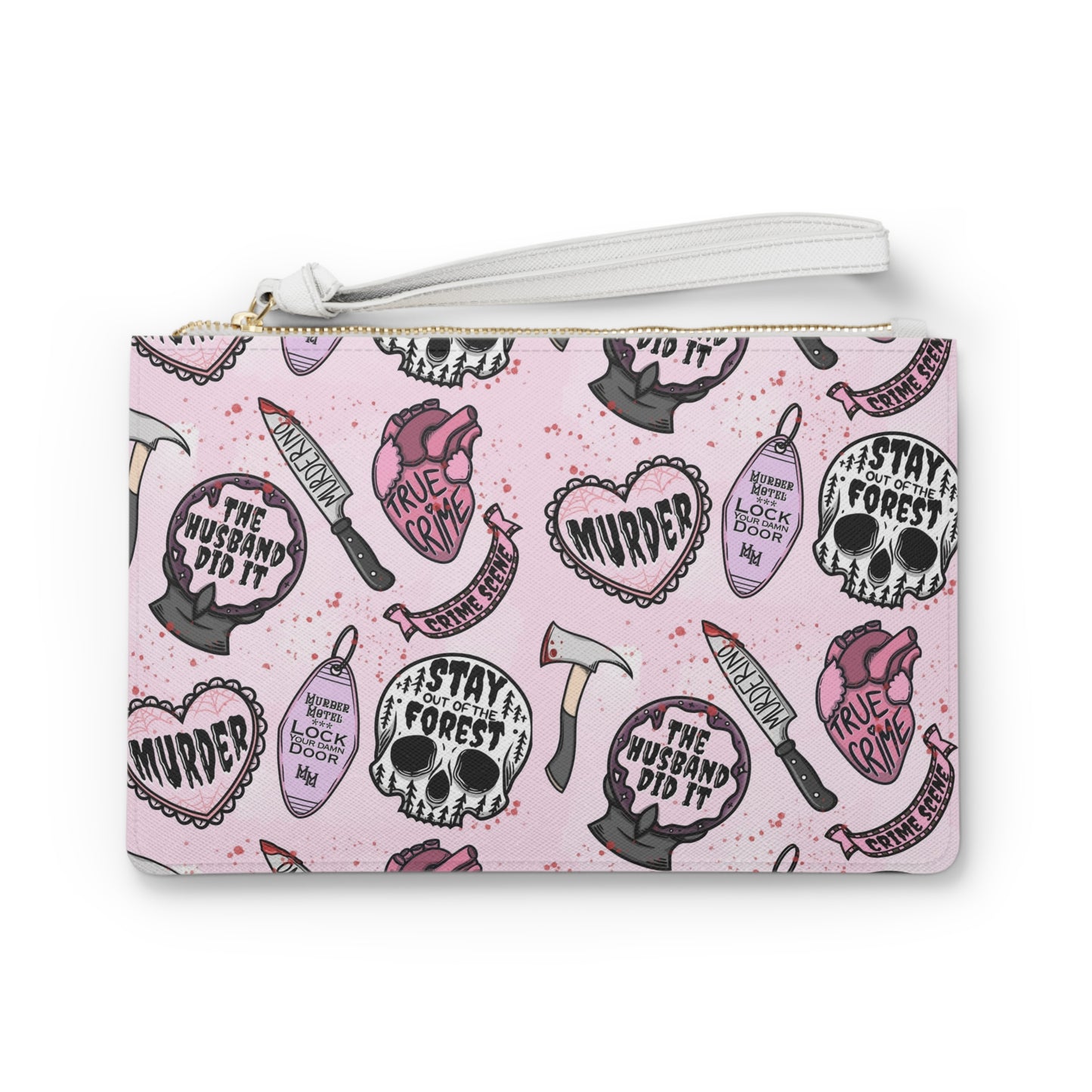 True Crime/Horror Clutch Bag