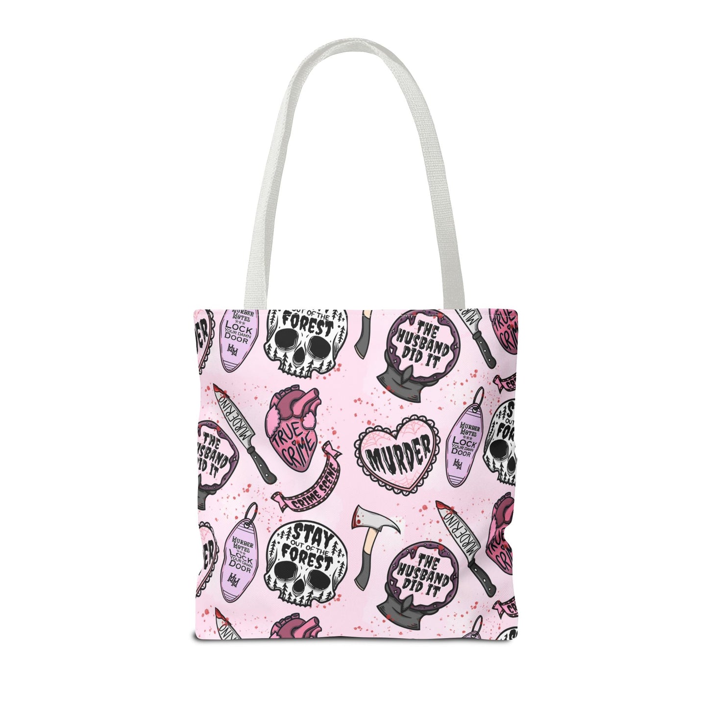 True Crime/Horror Tote Bag