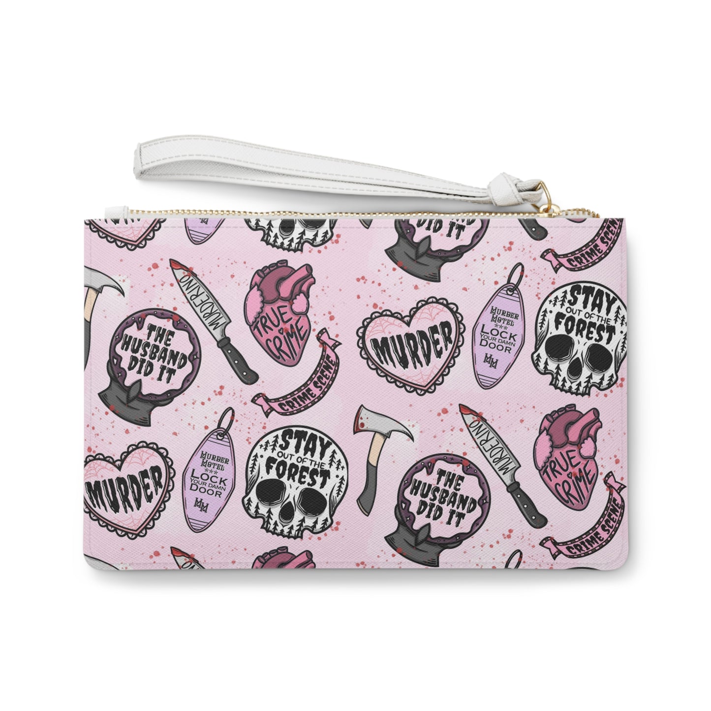 True Crime/Horror Clutch Bag