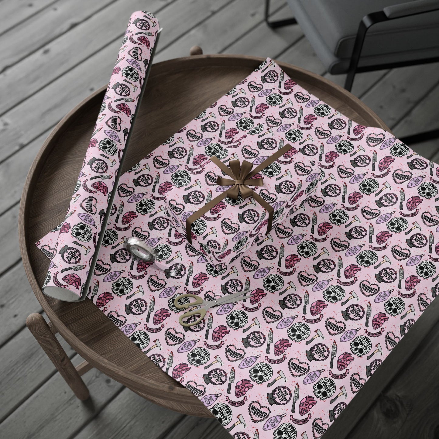 True Crime/ Horror Wrapping Paper