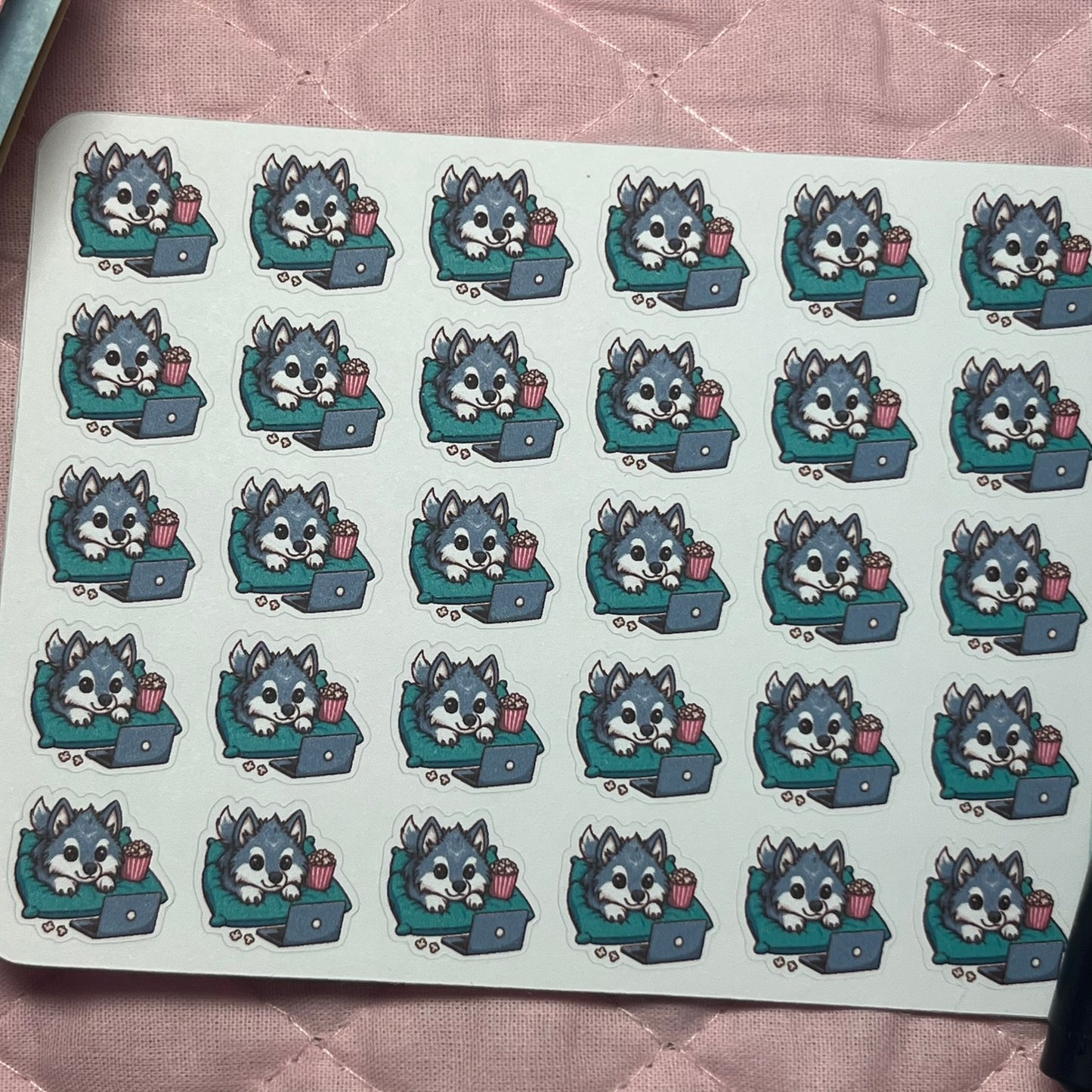 Wolf Movie/ Show Binge Icon Planner Stickers