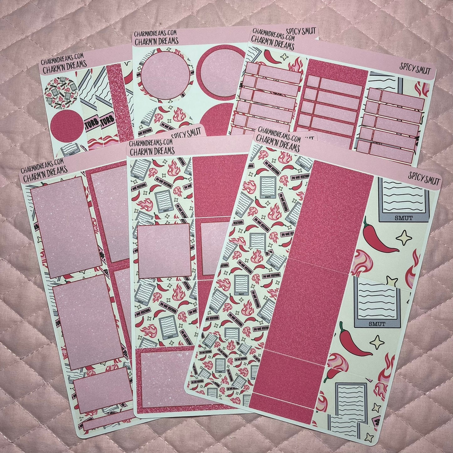 Spicy Smut Planner Sticker Kit