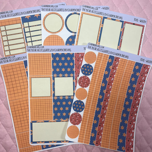 Toys Woody Planner Sticker Kit