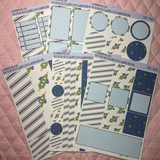 Toys Buzz Planner Sticker Kit