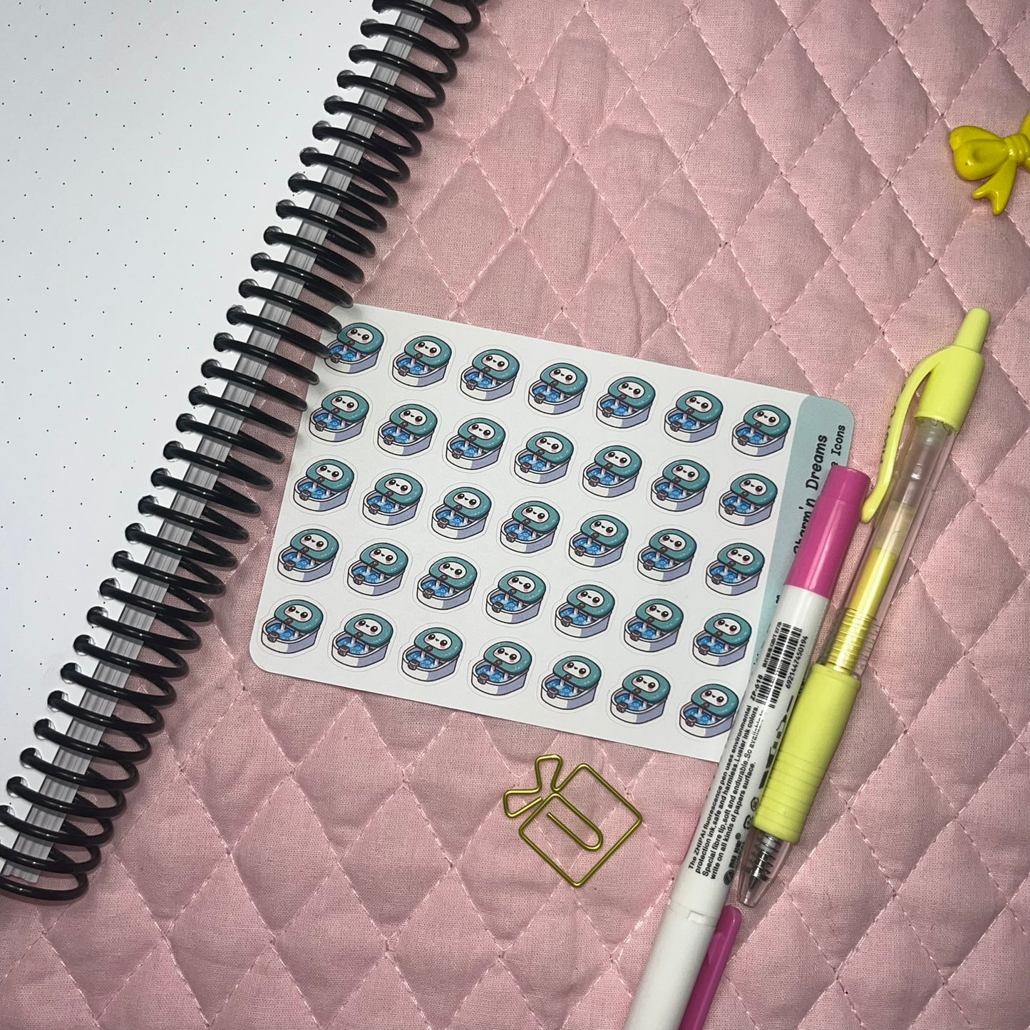 Beauty Pedicure Icon Planner Stickers
