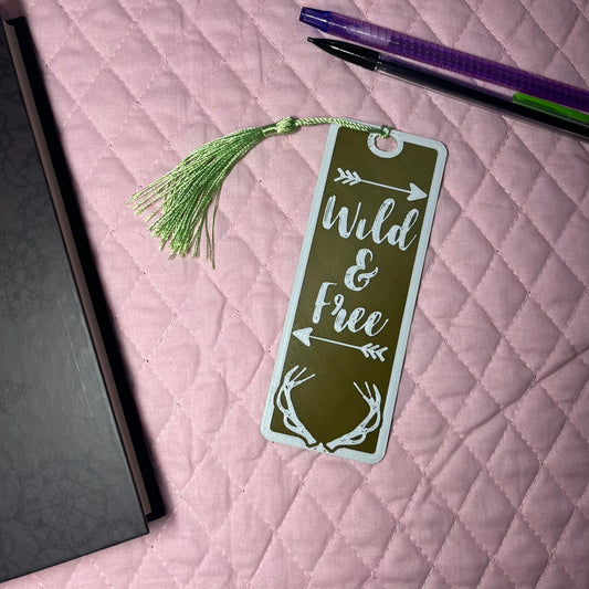 Wild and Free Bookmark