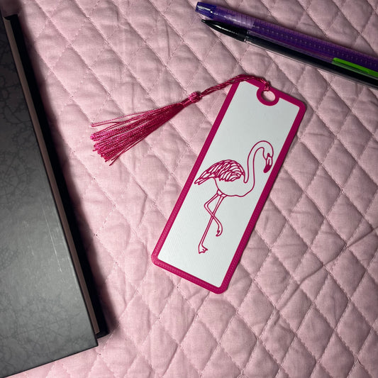 Pink Flamingo Bookmark