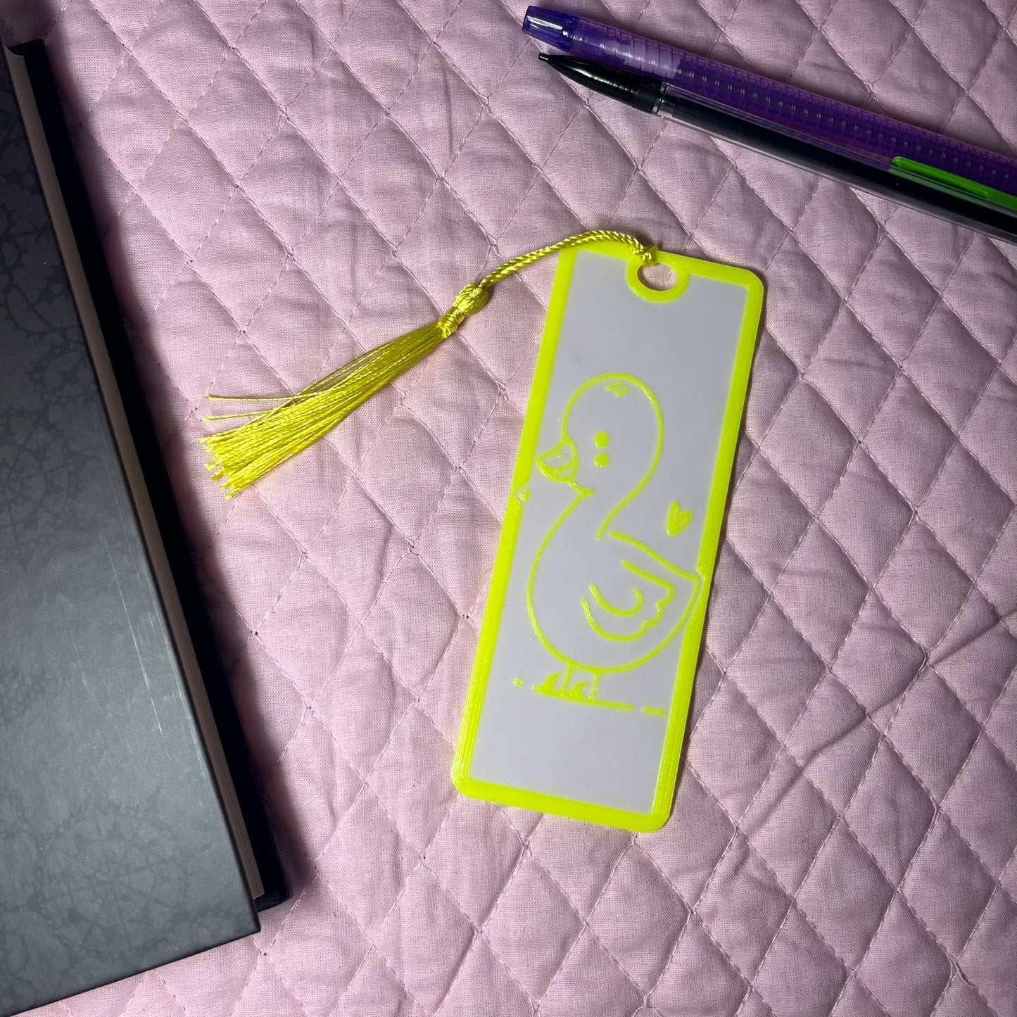 Neon Duckling Bookmark