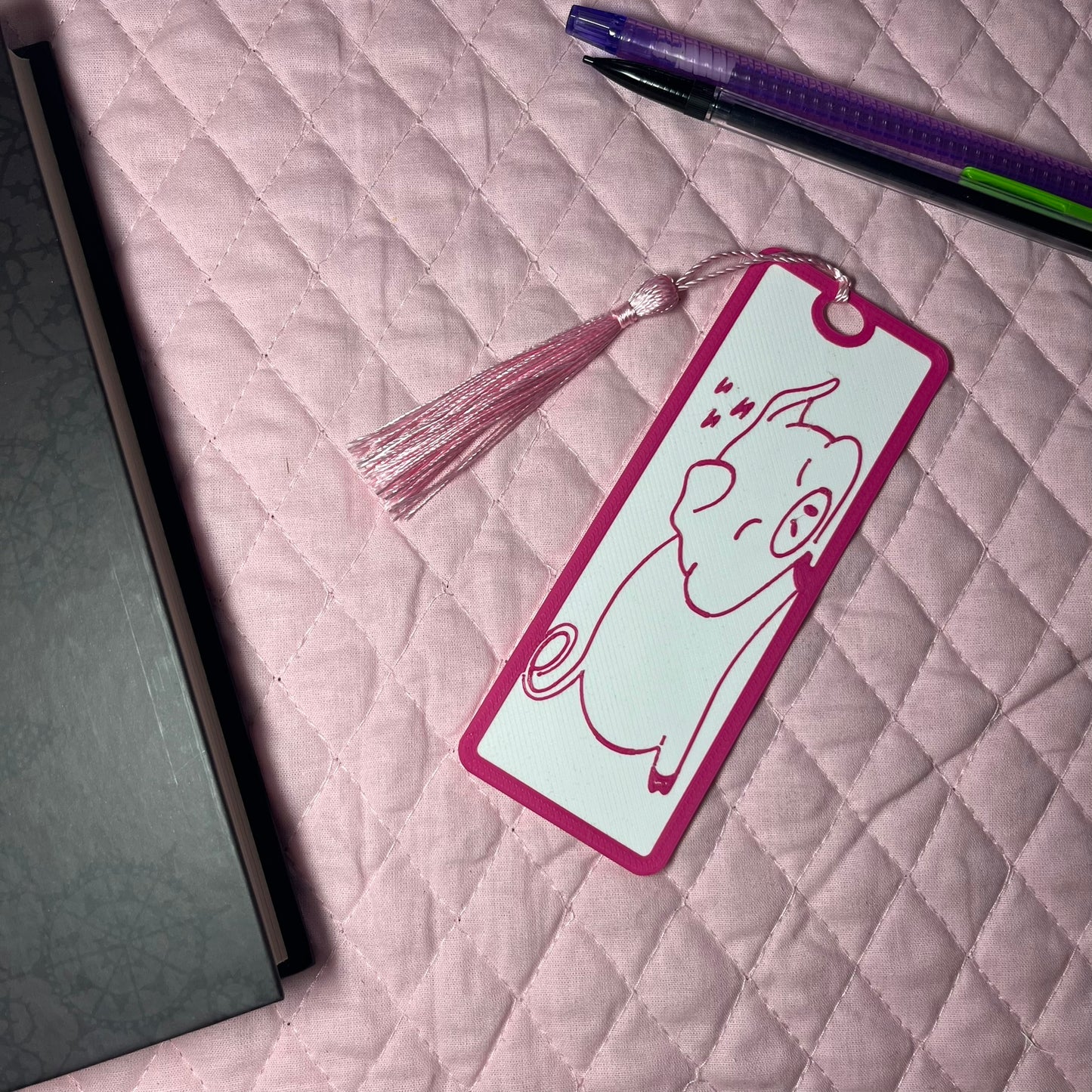 Sleeping Piggy Bookmark