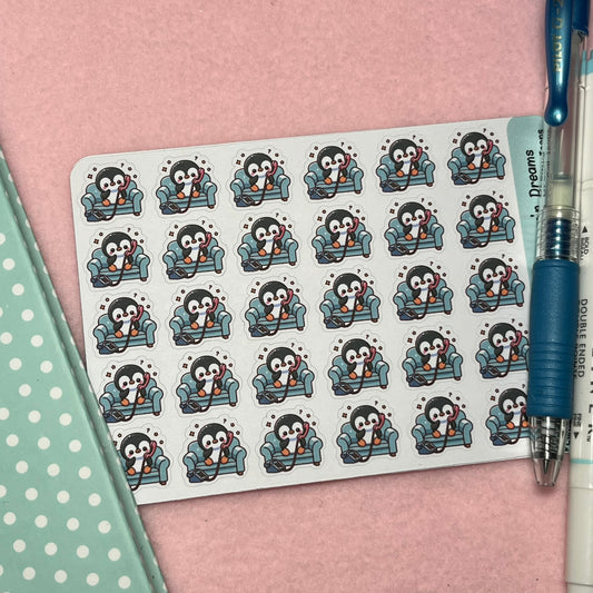 PenguinTelephone/ Phone Call Icon Planner Stickers