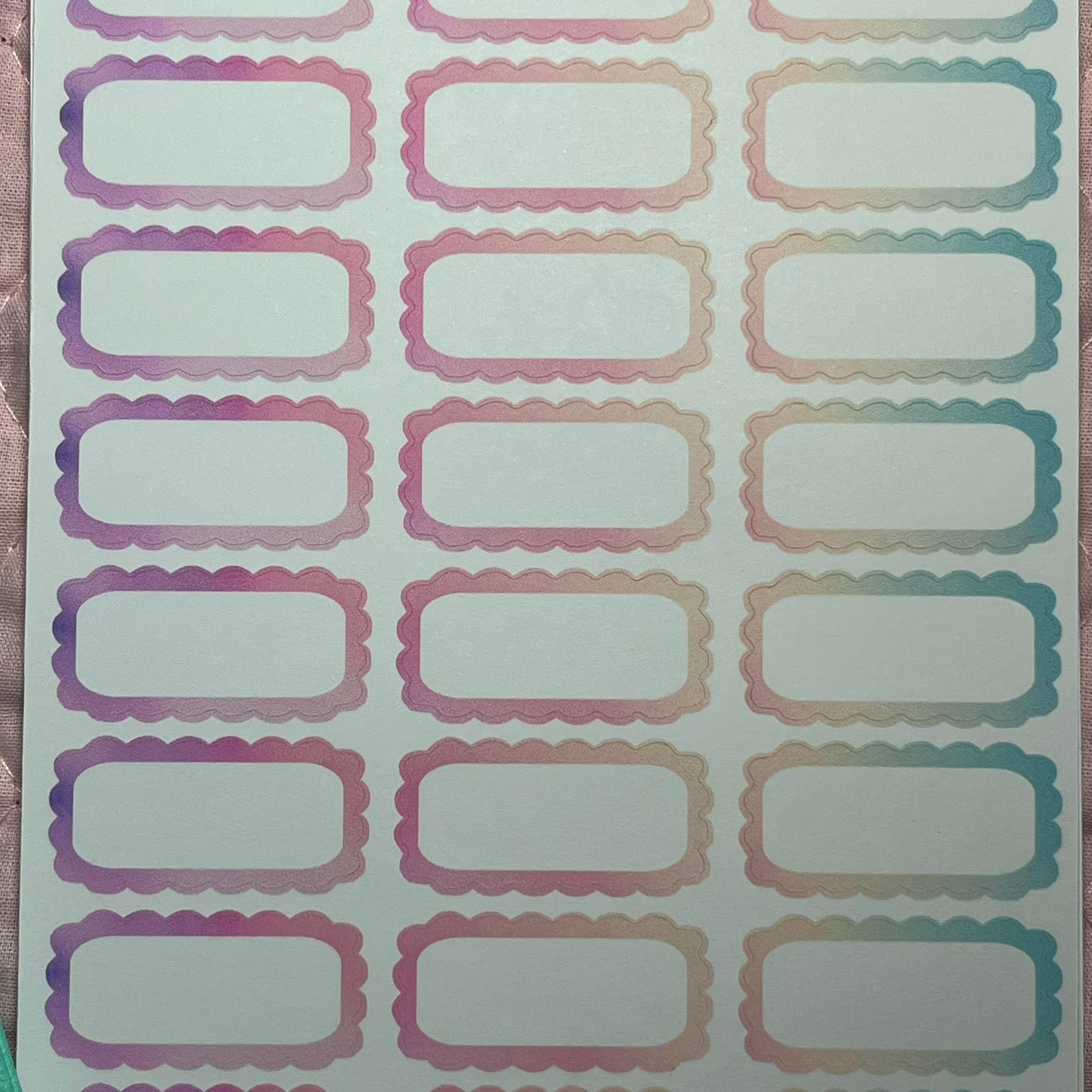 Dreamer Scalloped Planner Sticker Boxes