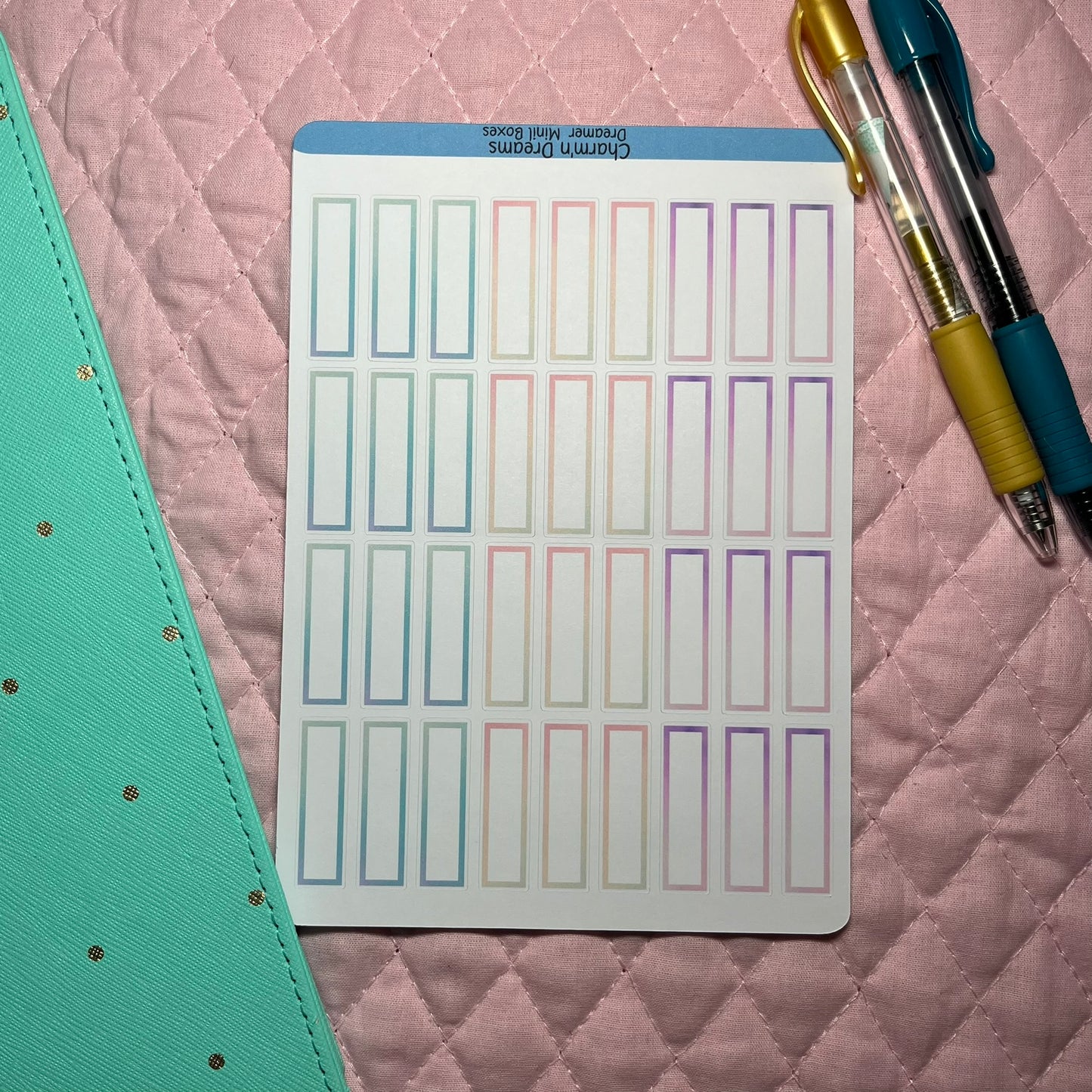 Dreamer Mini Boxes Planner Stickers