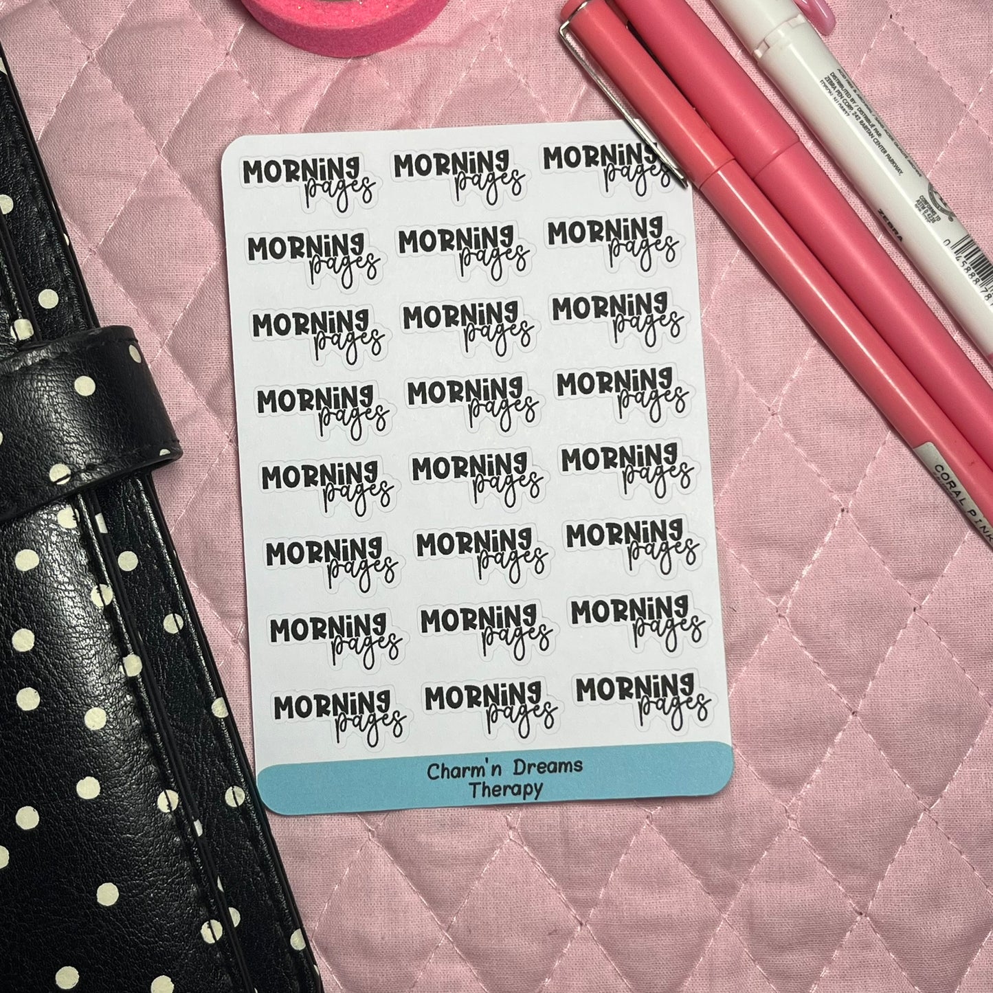 Morning Pages Planner Stickers