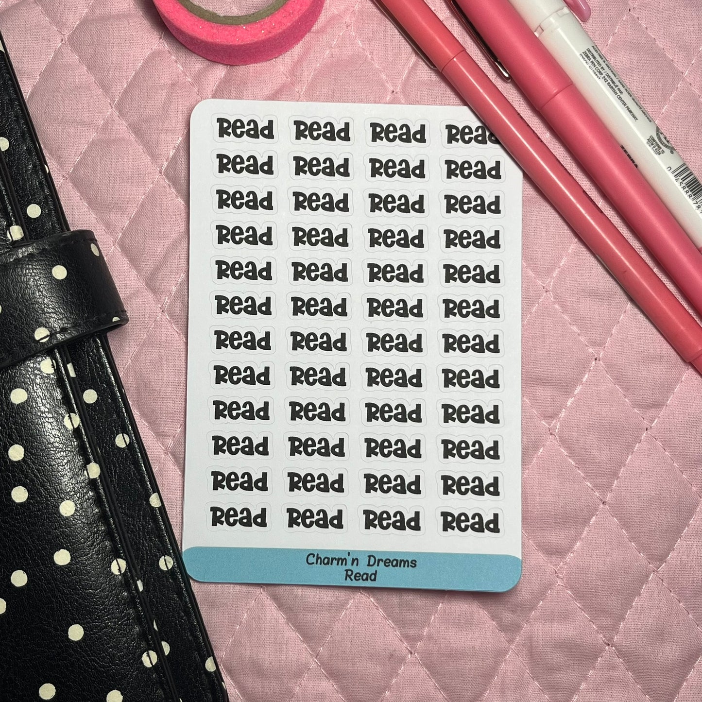 Read Functional Planner Stickers