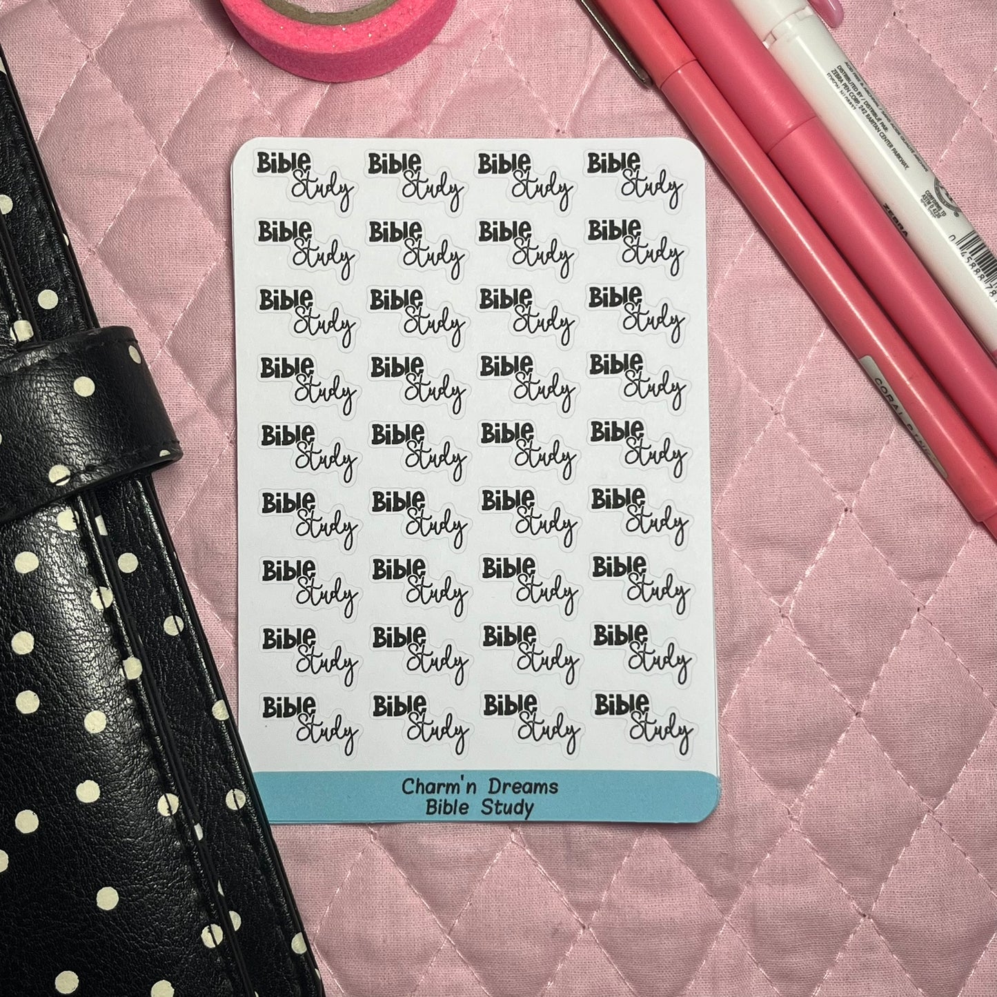 Bible Study Functional Planner Stickers