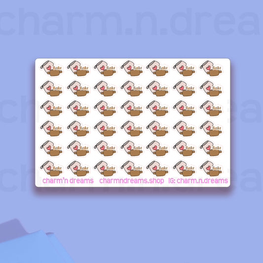 Bake Icon Planner Stickers