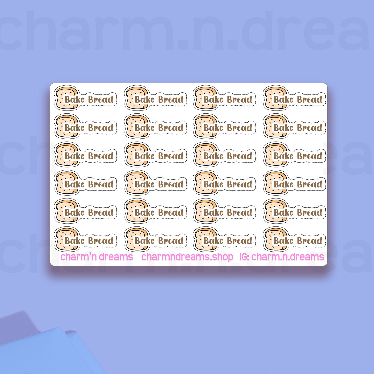 Bake Bread Icon Planner Stickers