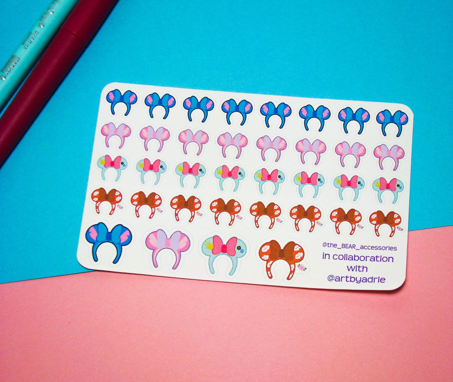 Stitch and Friends paper planner stickers- planner dot stickers- Stitch, Angel, Scrump, Lilo planner - theBEARaccessories