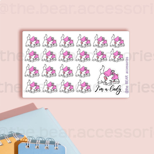 Marie Planner Stickers- I'm a lady planner stickers- Period tracker planner stickers- planner stickers-  - theBEARaccessories