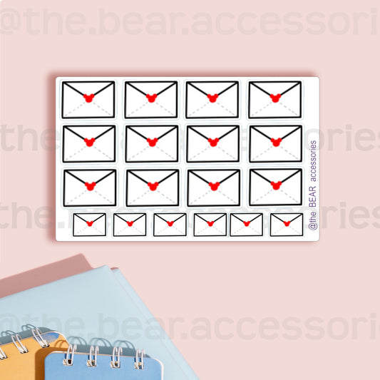 Magic Envelope Stickers- Magical Happy Mail  stickers- pen pal sticker accents- theBEARaccessories