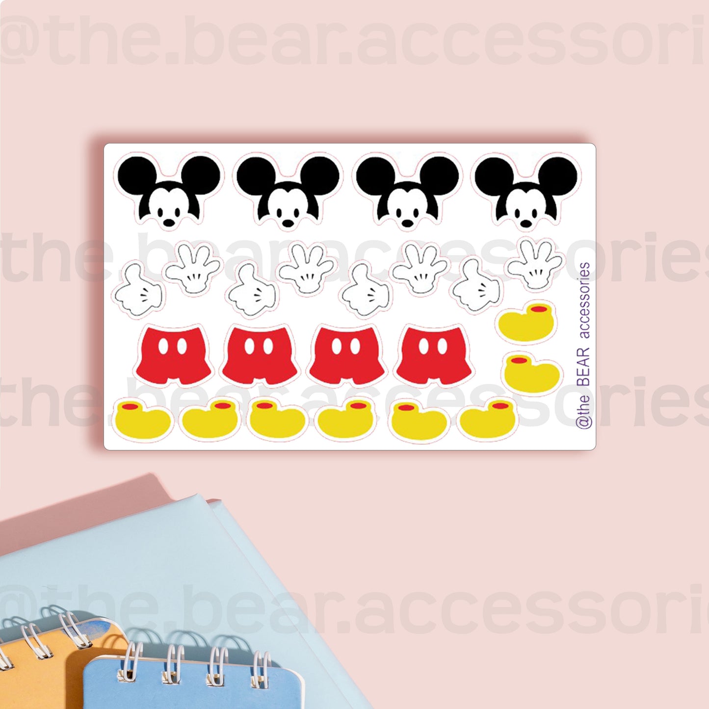 Mouse Outfit Planner Stickers- mouse themed stickers- mouse pants planner stickers- theBEARaccessories