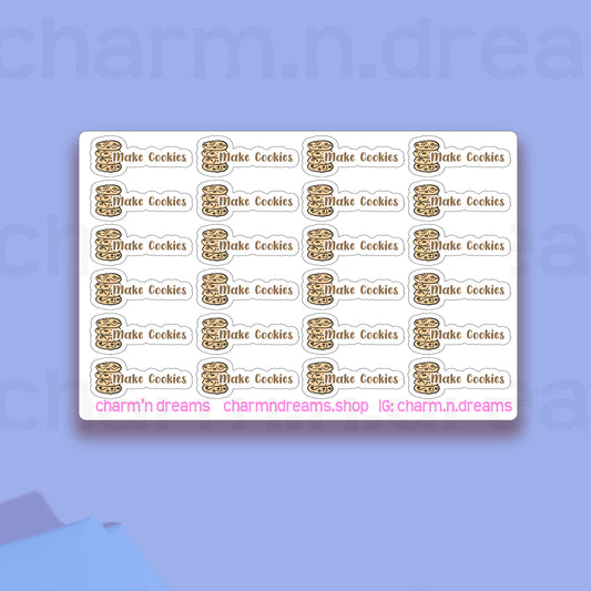 Make Cookies Icon Planner Stickers