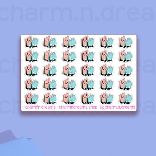 Shopping Icon Planner Stickers